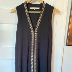 Rachel by Rachel Roy Bubble Black Jersey Dress with Gold Detail